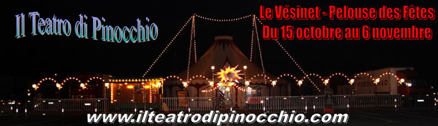Yvelines: Il Theatro di Pinocchio au Vésinet du 15 octobre au 06 novembre 2011
