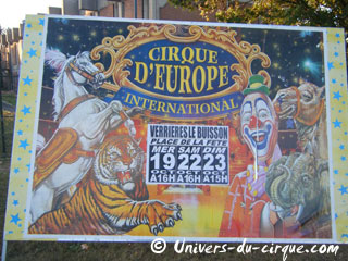 Essonne: l'International Cirque d'Europe à Verrières-le-Buisson du 19 au 23 octobre 2011
