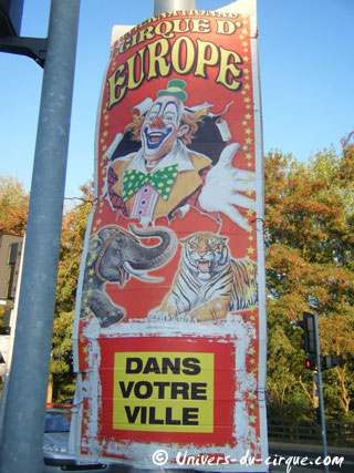 Essonne: l'International Cirque d'Europe à Verrières-le-Buisson du 19 au 23 octobre 2011