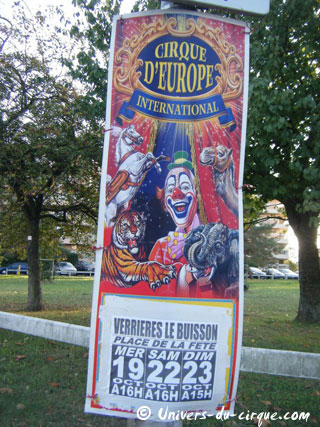 Essonne: l'International Cirque d'Europe à Verrières-le-Buisson du 19 au 23 octobre 2011