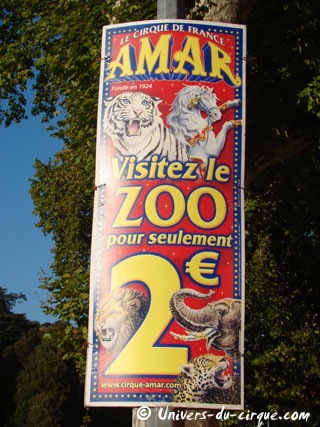 Ain: le Cirque Amar à Bourg-en-Bresse du 14 au 16 octobre 2011