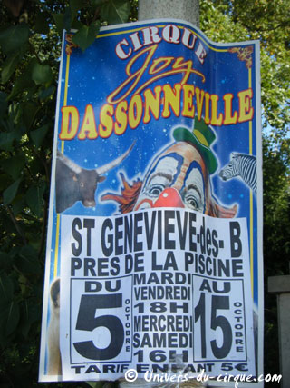 Essonne: les cirques Joy Dassonneville et Thierry Zavatta de passage à Sainte-Geneviève-des-Bois