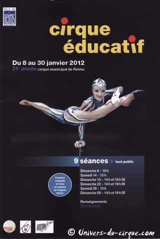 Marne: le Cirque Educatif de retour à Reims du 08 au 30 janvier 2012