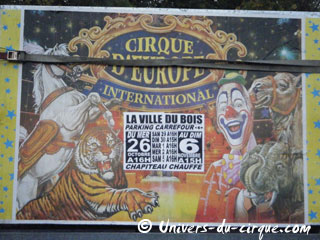 Essonne: l'International Cirque d'Europe à La-Ville-du-Bois du 26 octobre au 06 novembre