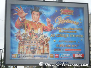 Paris: Alexis Gruss et le Cirque d'Hiver Bouglione ouvrent la saison d'hiver dans la capitale le 22 octobre 2011