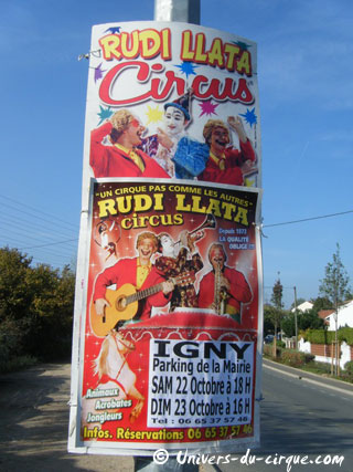 Essonne: le Rudi Llata Circus poursuit sa tournée dans le département