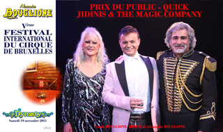 Belgique: le palmarès du 5 Festival International du Cirque de Bruxelles au Cirque Alexandre Bouglione