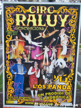 Gard: les affiches du nouveau spectacle 2011-2012 du Cirque Raluy