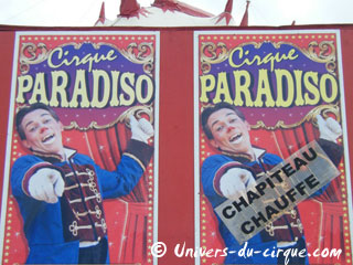 Loiret: spectacle de Nol du Cirque Paradiso à Courtenay le 11 décembre 2011