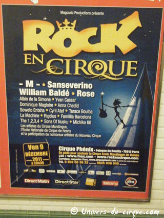 Ile-de-France: spectacles de cirque en région parisienne en décembre 2011