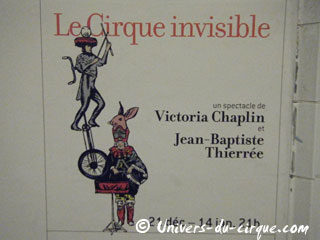 Paris: le Cirque Invisible au Thétre du Rond-Point du 21 décembre 2011 au 14 janvier 2012