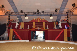 Tarn-et-Garonne: le décor de Nol en Cirque prend place à Valence-d'Agen