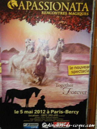 Paris: Apassionata au Palais Omnisports de Paris-Bercy le 05 mai 2012