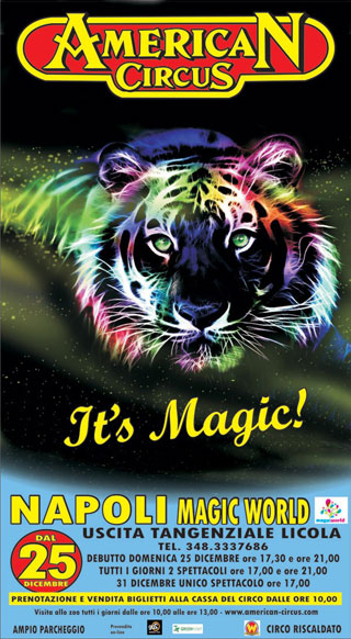Italie: l'American Circus Togni à Naples à partir du 25 décembre 2011