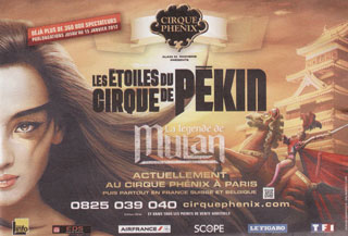 Paris: les cirques s'affichent dans la presse de la capitale