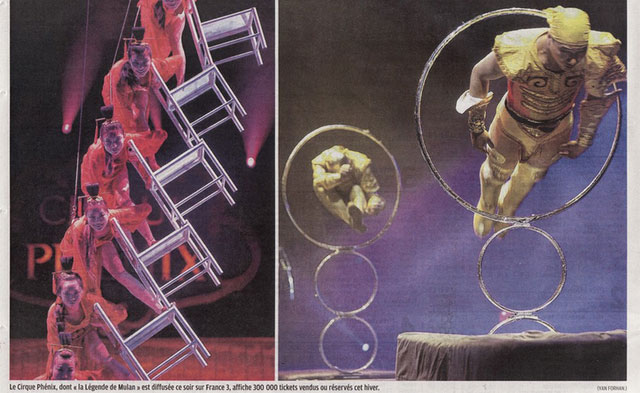 Paris : le quotidien Le Parisien salue la belle forme du cirque