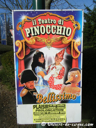 Yvelines: le séjour du Thétre de Pinocchio à Plaisir se poursuit jusqu'au 15 janvier 2012