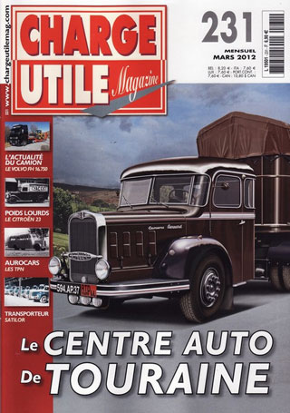 Les véhicules de cirque à l'honneur dans Charge Utile Magazine de mars et d'avril 2012