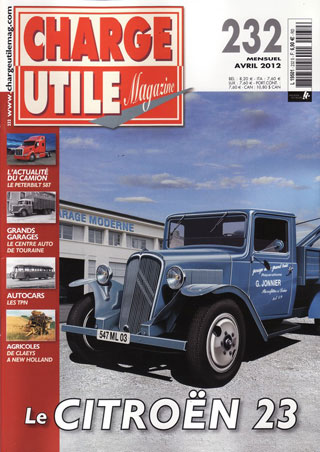 Les véhicules de cirque à l'honneur dans Charge Utile Magazine de mars et d'avril 2012
