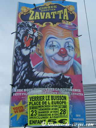 Essonne: le Cirque Sébastien Zavatta à Verrières-Le-Buisson du 23 au 28 mai 2012