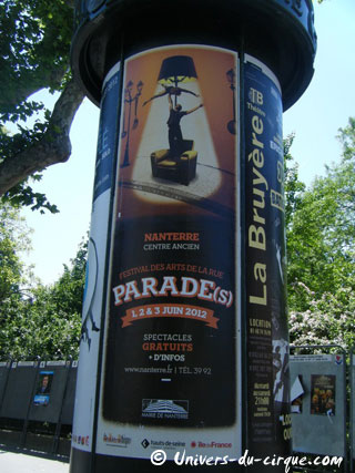 Hauts-de-Seine: Parade(s) à Nanterre du 01 au 03 juin 2012