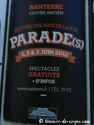 Hauts-de-Seine: Parade(s) à Nanterre du 01 au 03 juin 2012