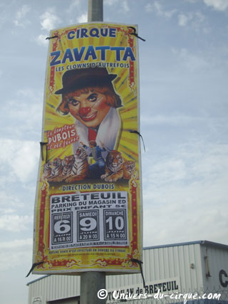 Oise: le Cirque Jackson Zavatta à Breteuil du 06 au 10 juin 2012