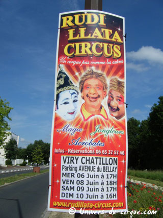 Essonne: le Rudi Llata Circus à Viry-Chatillon du 06 au 10 juin 2012