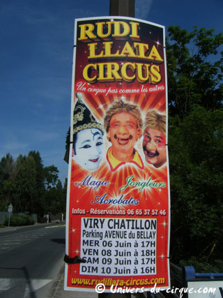 Essonne: le Rudi Llata Circus à Viry-Chatillon du 06 au 10 juin 2012