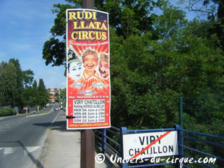 Essonne: le Rudi Llata Circus à Viry-Chatillon du 06 au 10 juin 2012