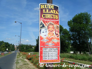 Essonne: le Rudi Llata Circus à Viry-Chatillon du 06 au 10 juin 2012