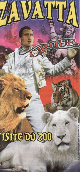 Les nouveaux flyers publicitaires 2012 du Cirque Sébastien Zavatta