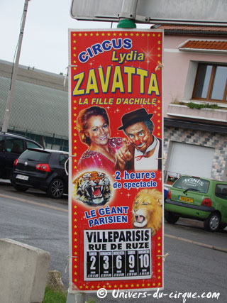 Seine-et-Marne: le Cirque Lydia Zavatta à Villeparisis du 02 au 10 juin