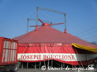 Maine-et-Loire: le Cirque Joseph Bouglione à Angers du 16 juin au 01er juillet 2012
