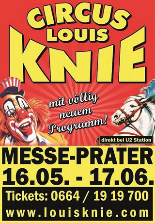 Autriche: le Circus Louis Knie Junior à Vienne du 16 mai au 17 juin 2012