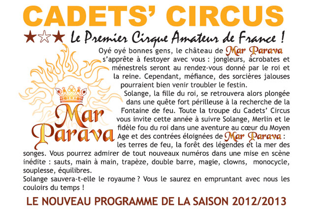 Essonne: le Cadets' Circus présente 