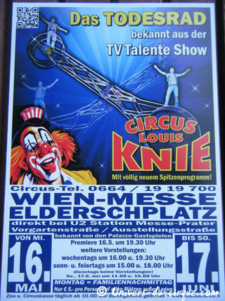 Autriche: la tournée 2012 du Circus Louis Knie se poursuit à travers tout le pays