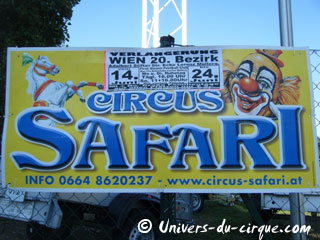 Autriche: le Circus Safari à Vienne jusqu'au 24 juin 2012