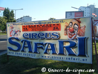 Autriche: le Circus Safari à Vienne jusqu'au 24 juin 2012