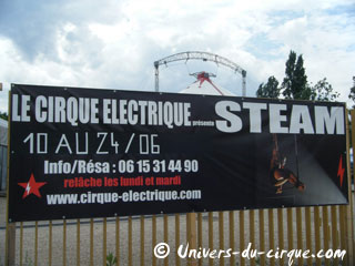 Paris: spectacles du Cirque Electrique à la Porte des Lilas du 10 au 24 juin 2012