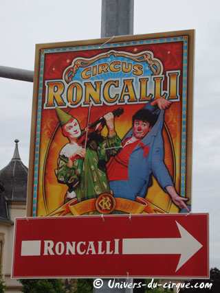 Grand Duché du Luxembourg: le Circus Roncalli à Luxembourg du 23 juin au 15 juillet 2012