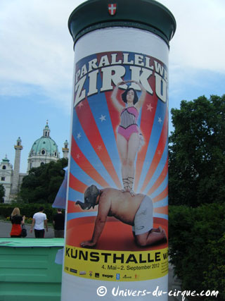 Autriche: exposition sur le Cirque et les Arts au Kunsthalle de Vienne du 04 mai au 02 septembre 2012