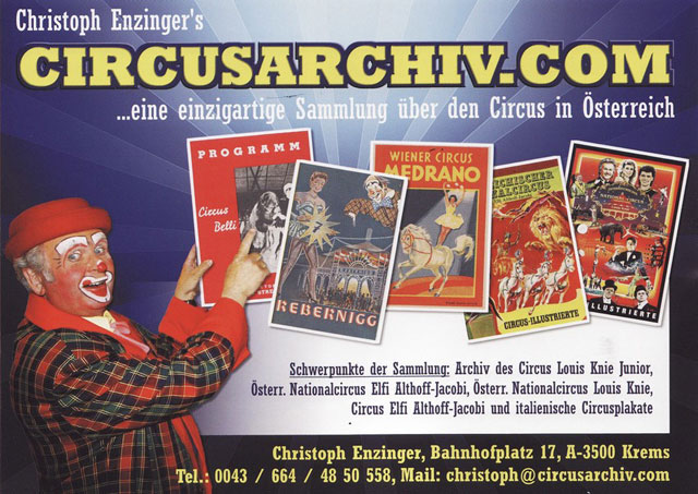 Autriche: un site internet dédié à l'actualité et à l'histoire du cirque autrichien