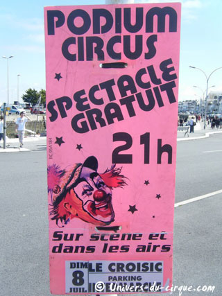 Loire-Atlantique: le Podium Circus en tournée sur la Côte d'Amour