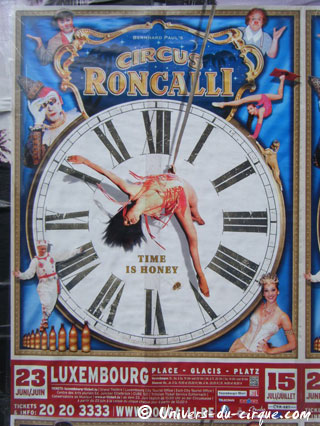 Grand Duché de Luxembourg: derniers jours du Circus Roncalli à Luxembourg