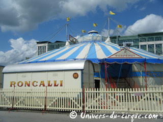 Grand Duché de Luxembourg: derniers jours du Circus Roncalli à Luxembourg