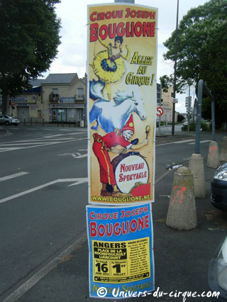Pays-de-la-Loire: le Cirque Joseph Bouglione a quitté Angers pour rejoindre Saint-Nazaire