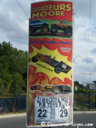 Essonne: les cascadeurs Moore de passage à Sainte-Geneviève-des-Bois du 22 au 29 juillet 2012