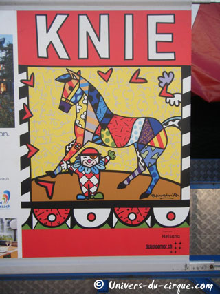 Suisse: les affiches 2012 du cirque national suisse Knie