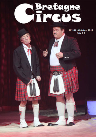 Revue: parution de Bretagne Circus n161 du mois d'octobre 2012